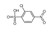 2-chloro-4-nitrobenzenesulfonic acid Structure
