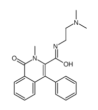 N-[2-(dimethylamino)ethyl]-2-methyl-1-oxo-4-phenylisoquinoline-3-carboxamide Structure