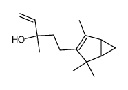 α-Ethenyl-α,2,4,4-tetramethylbicyclo[3.1.0]hex-2-ene-3-(1-propanol)结构式
