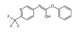 phenyl N-[6-(trifluoromethyl)pyridin-3-yl]carbamate结构式