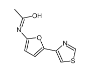 Acetamide, N-(5-(4-thiazolyl)-2-furanyl)- structure
