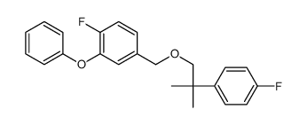 1-fluoro-4-[[2-(4-fluorophenyl)-2-methylpropoxy]methyl]-2-phenoxybenzene Structure
