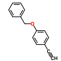 4-苄氧基苯乙炔结构式