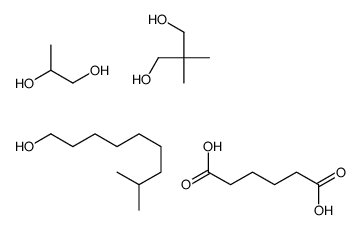 2,2-dimethylpropane-1,3-diol,hexanedioic acid,8-methylnonan-1-ol,propane-1,2-diol结构式