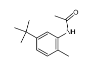 N-acetyl-5-tert-butyl-2-methylaniline Structure