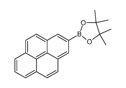 2-(4,4,5,5-Tetramethyl-1,3,2-dioxaborolan-2-yl)pyrene Structure