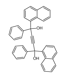 1,4-di-[1]naphthyl-1,4-diphenyl-but-2-yne-1,4-diol结构式