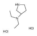 (S)-3-(Diethylamino)pyrrolidine dihydrochloride Structure