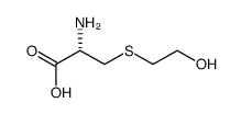 S-2-羟乙基-D-半胱氨酸结构式