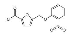 2-Furancarbonyl chloride, 5-[(2-nitrophenoxy)methyl] Structure