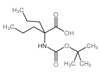 Boc-Dipropylglycine Structure