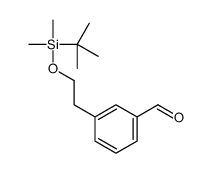 3-[2-[[(1,1-二甲基乙基)二甲基甲硅烷基]氧基]乙基]苯甲醛结构式