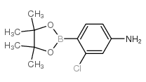 3-Chloro-4-(4,4,5,5-tetramethyl-1,3,2-dioxaborolan-2-yl)aniline Structure