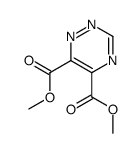 dimethyl 1,2,4-triazine-5,6-dicarboxylate Structure