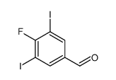 4-Fluoro-3,5-diiodobenzaldehyde structure