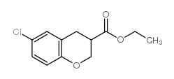 6-氯-苯并二氢吡喃-3-羧酸乙酯结构式