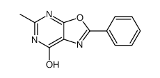 5-methyl-2-phenyl-6H-[1,3]oxazolo[5,4-d]pyrimidin-7-one结构式