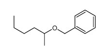 hexan-2-yloxymethylbenzene结构式