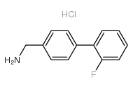 C-(2-氟-联苯-4-基)-甲胺盐酸盐结构式