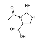2-Imidazoline-5-carboxylic acid, 1-acetyl-2-amino- (7CI) structure