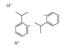 chloro-bis(2-propan-2-ylphenyl)thallane结构式