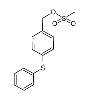 4-(phenylthio)benzyl methanesulfonate Structure