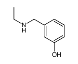 3-[(乙氨基)甲基]苯酚结构式