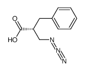 (R)-β-azido-α-benzylpropanoic acid Structure