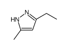 1H-Pyrazole, 3-ethyl-5-methyl Structure