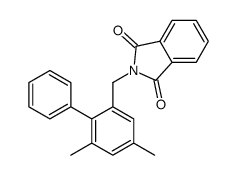2-[(3,5-dimethyl-2-phenylphenyl)methyl]isoindole-1,3-dione结构式