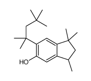 1,1,3-trimethyl-6-(1,1,3,3-tetramethylbutyl)indan-5-ol结构式