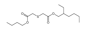 butyl 2-[2-(2-ethylhexoxy)-2-oxoethyl]sulfanylacetate结构式