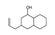 3-prop-2-enyl-1,2,3,4,4a,5,6,7,8,8a-decahydronaphthalen-1-ol结构式