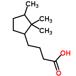 4-(2,2,3-三甲基环戊基)丁酸结构式