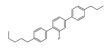 2'-氟-4-戊基-4''-丙基-1,1':4',1''-三联苯结构式