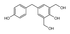 4-(4-Hydroxybenzyl)-2,6-bis(hydroxymethyl)phenol Structure