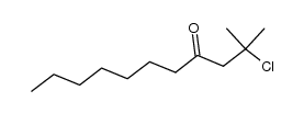 2-chloro-2-methyl-undecan-4-one结构式