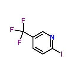 2-Iodo-5-(trifluoromethyl)pyridine structure