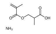 ammonium 2-carboxylatopropyl methacrylate Structure