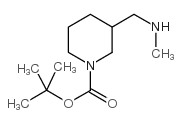 1-Boc-3-[(甲氨基)甲基]哌啶结构式