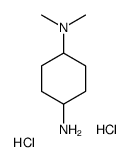 cis-N1,N1-Dimethylcyclohexane-1,4-diamine dihydrochloride structure