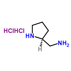 (S)-吡咯烷-2-基甲胺二盐酸盐结构式