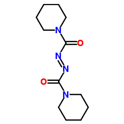 1,1'-(偶氮二羰基)二哌啶结构式