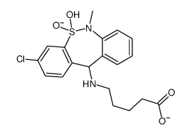 tianeptine MC(5)结构式