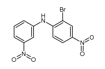 2-bromo-3',4-dinitrodiphenylamine结构式