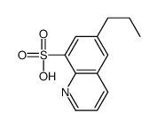 8-Quinolinesulfonic acid,6-propyl- Structure