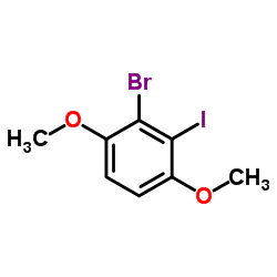 2-Bromo-3-iodo-1,4-dimethoxybenzene Structure