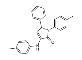 3-(p-tolylamino)-5-phenyl-1-(p-tolyl)-1H-pyrrol-2(5H)-one结构式