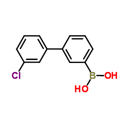 (3'-chloro-[1,1'-biphenyl]-3-yl)boronic acid structure