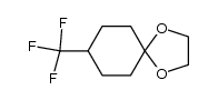 4-trifluoromethylcyclohexanone ethylene ketal Structure